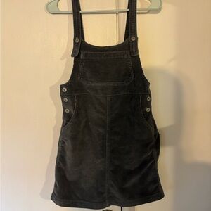 American Eagle Outfitters Gray/Blue Corduroy Dress